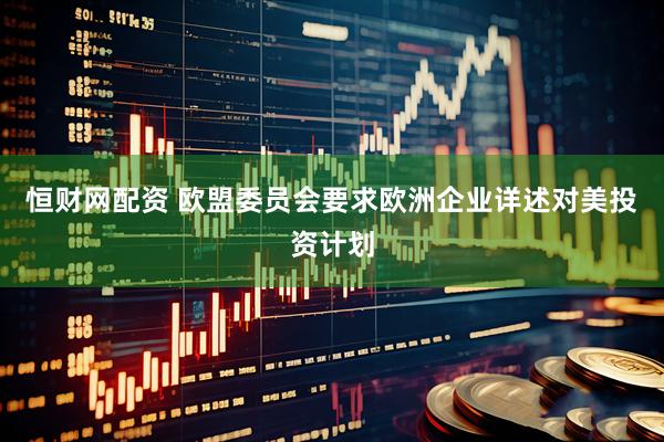 恒财网配资 欧盟委员会要求欧洲企业详述对美投资计划