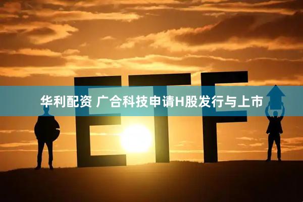 华利配资 广合科技申请H股发行与上市