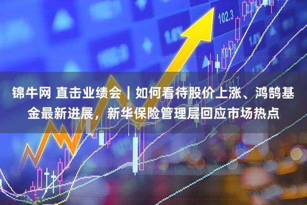 锦牛网 直击业绩会｜如何看待股价上涨、鸿鹄基金最新进展，新华保险管理层回应市场热点