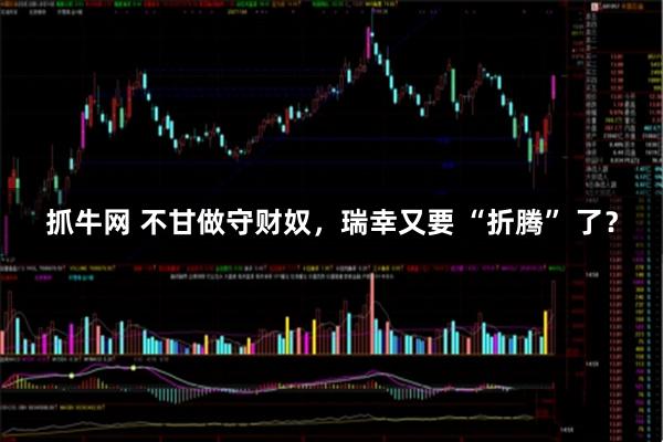 抓牛网 不甘做守财奴，瑞幸又要 “折腾” 了？